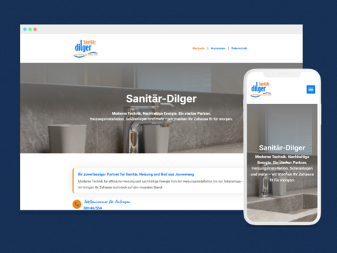 2026-07-06_Portfolio_Mockup_Sanitär-Dilger
